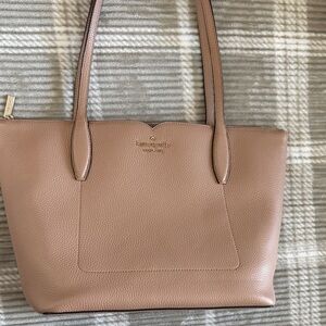 Kate Spade Blush Harlow medium Leather Tote